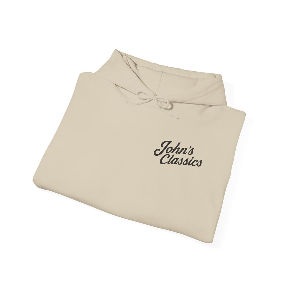 Thumbnail: Route 66 Vintage Shield hoodie | John’s Classics Car Museum hoodie