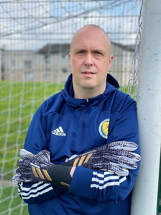 Glasgow goalkeeper coach Arron Barnes