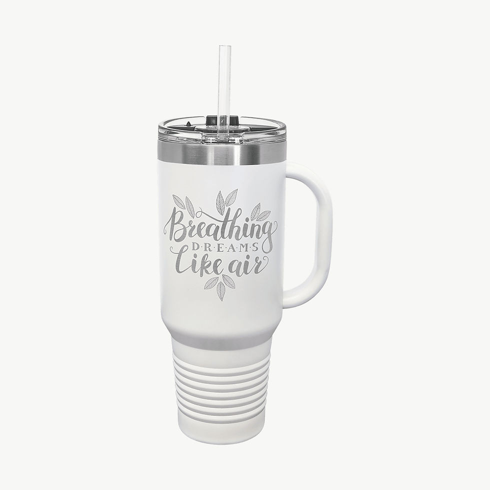 Thumbnail: Personalized 40 oz Polar Camel Travel Mug with Handle