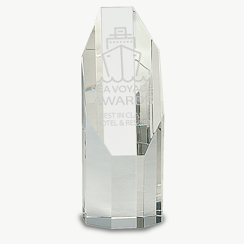 6" Crystal Octagon Tower — JDS CRY132