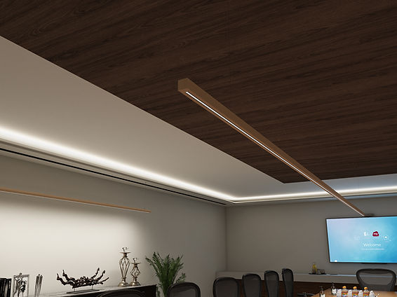LED Wood Linear Light