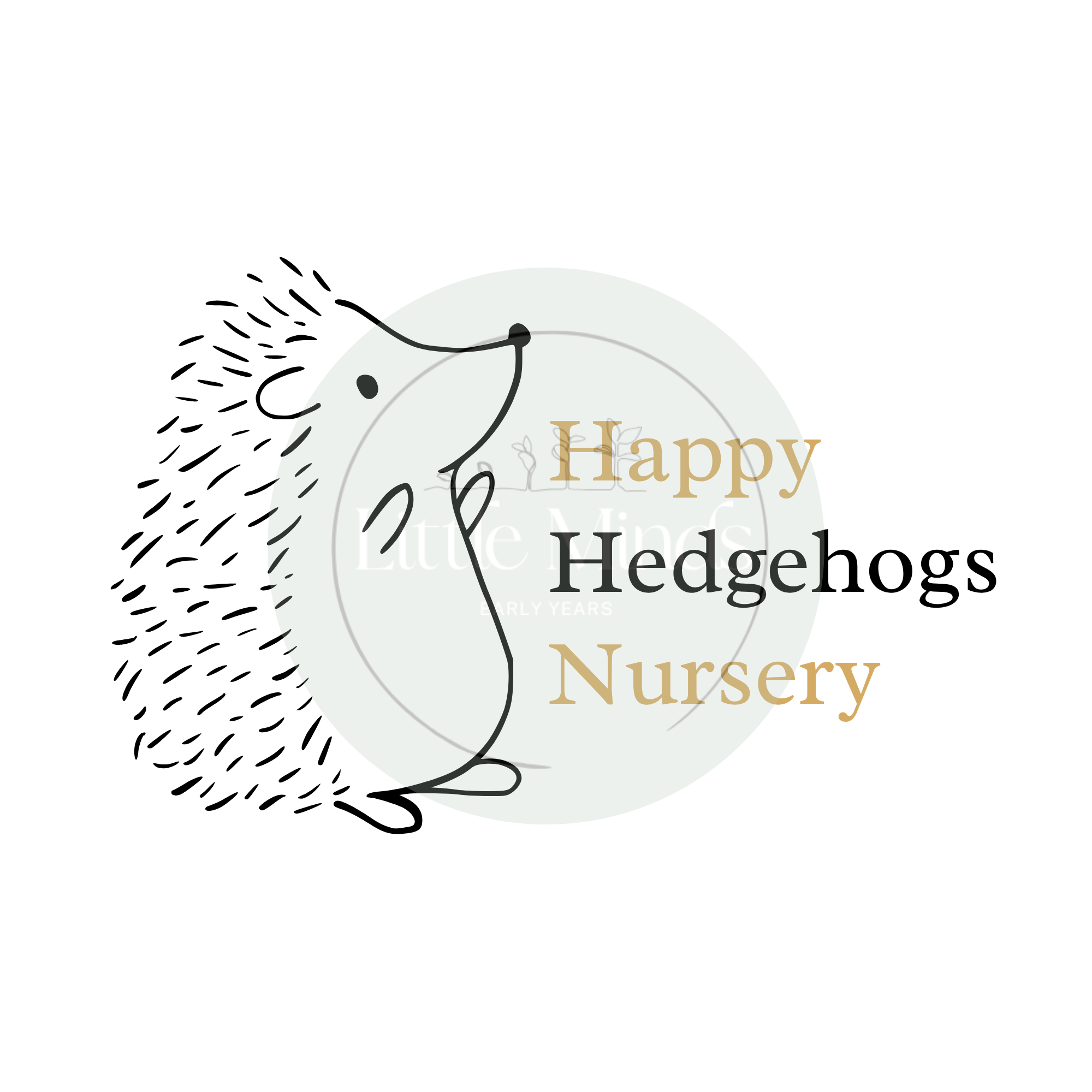 Rainbow Roots Preschool | Editable Nursery Logo Template