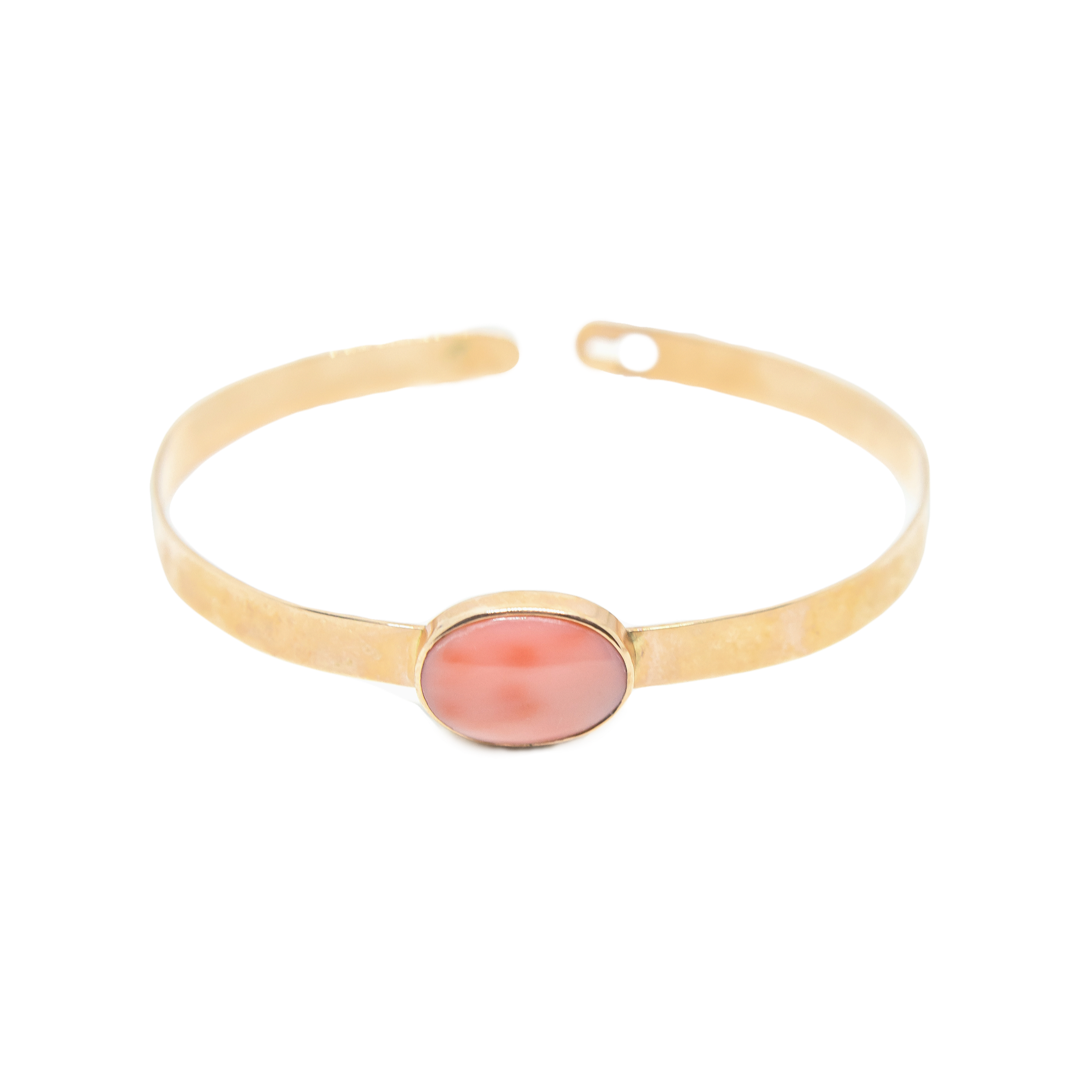 Rose Gold Coral Bangle