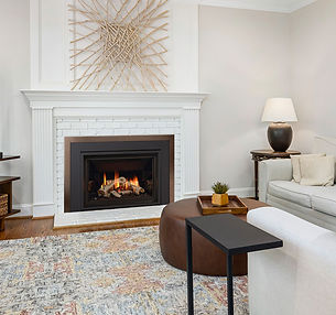 Regency Gi33 gas insert with efficient heating and large viewing area, offering realistic flames for modern living spaces.