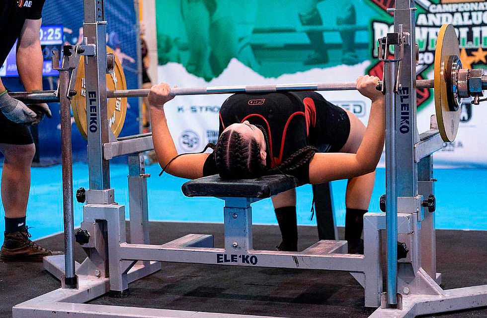 María Suárez y el powerlifting