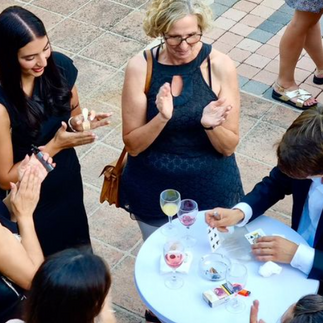 magicien vin d'honneur mariage