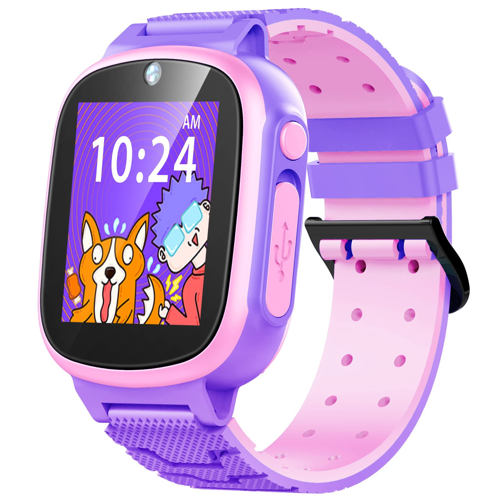 Smart Watch for Kids Toys Gifts for 3-10 Year Old Girls Boys 1.44" Touchscreen w