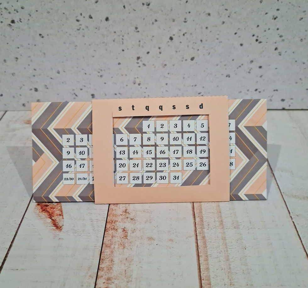 Miniatura: Calendário Ajustável