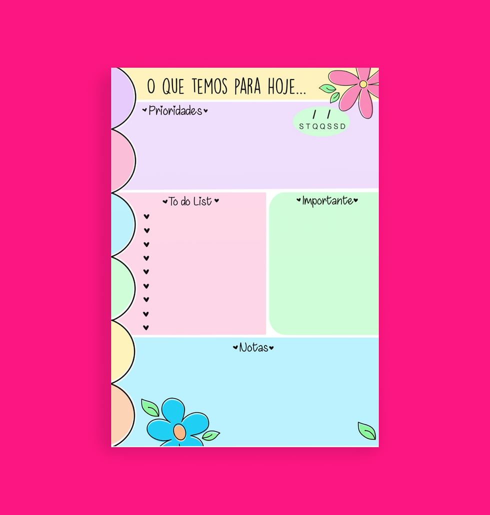 Miniatura: Arquivo Planner O que Temos para Hoje
