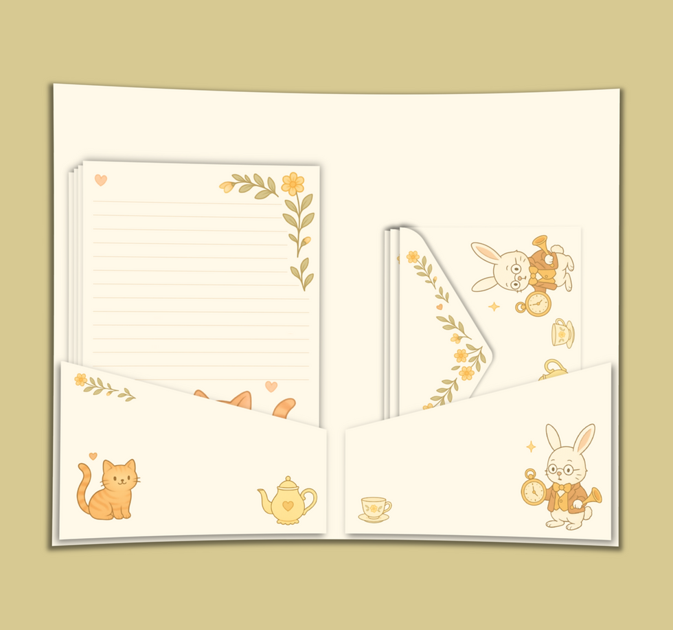 Miniatura: Papéis de Carta Alice - Arquivo Digital
