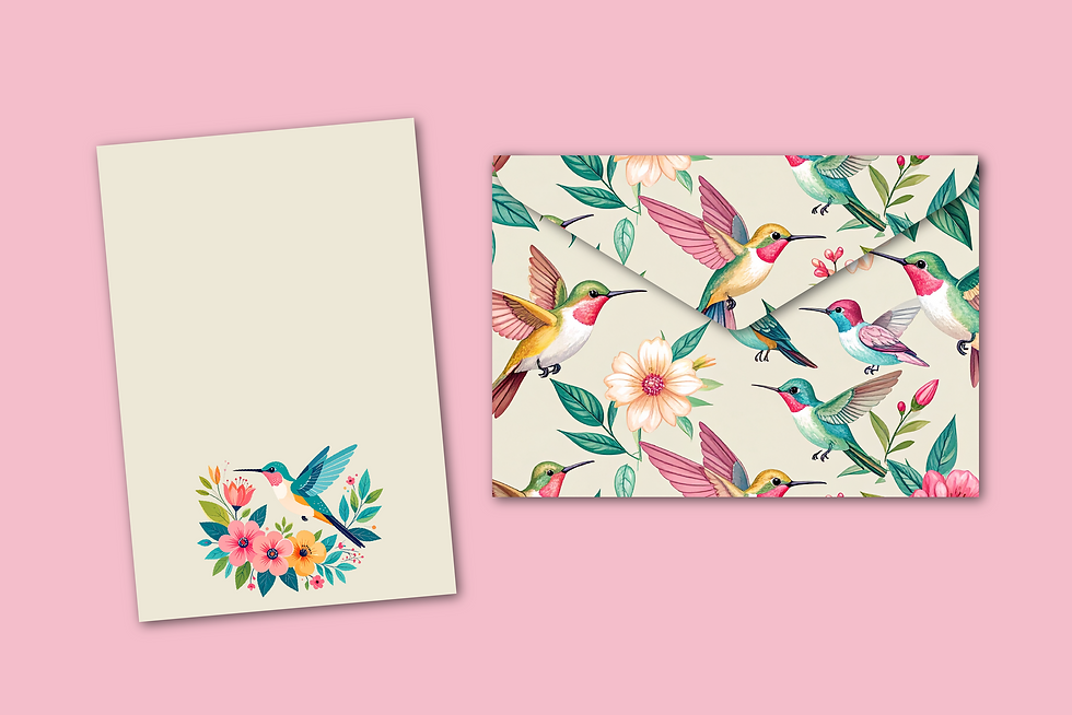 Miniatura: Notepad Beija flor