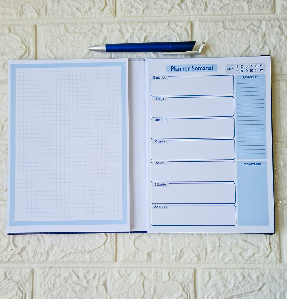 Miniatura: Notepad Planner Masculino - Arquivo Completo