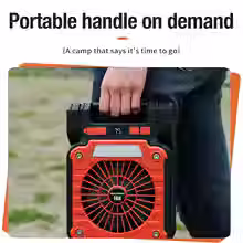 Miniatura: ventilador solar portátil 