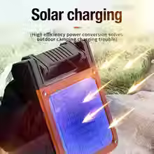 Miniatura: ventilador solar portátil 