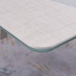 A813-CT 卡其布紋陶瓷玻璃枱 D1