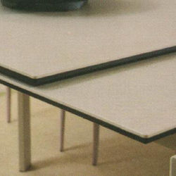 Dining Table DT-3703L-TR 乳白陶瓷玻璃 D1