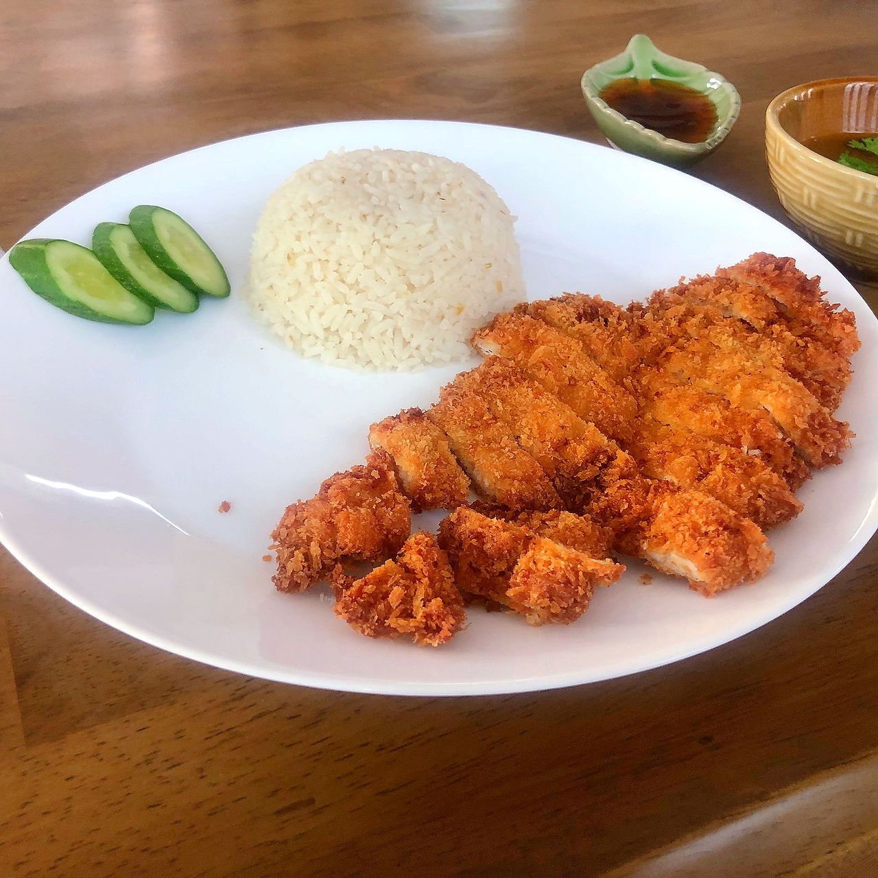 Fried Chicken with Rice