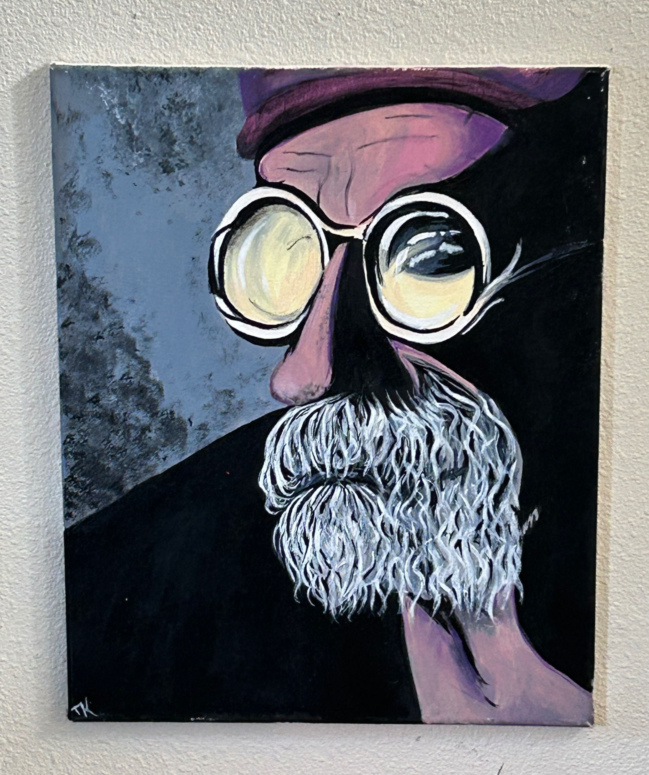 "Old Man" 16x20 Acrylic on Canvas PRINT