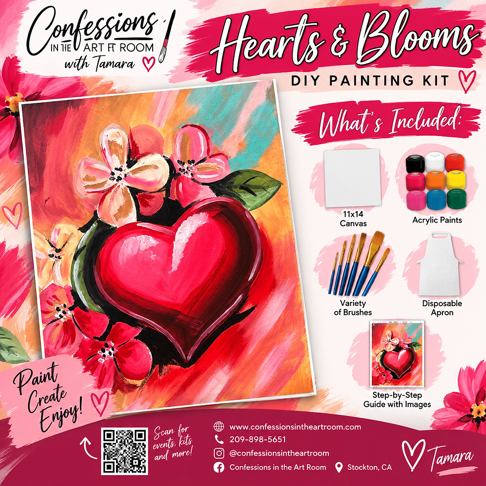 Thumbnail: Hearts & Blooms DIY Painting Kit
