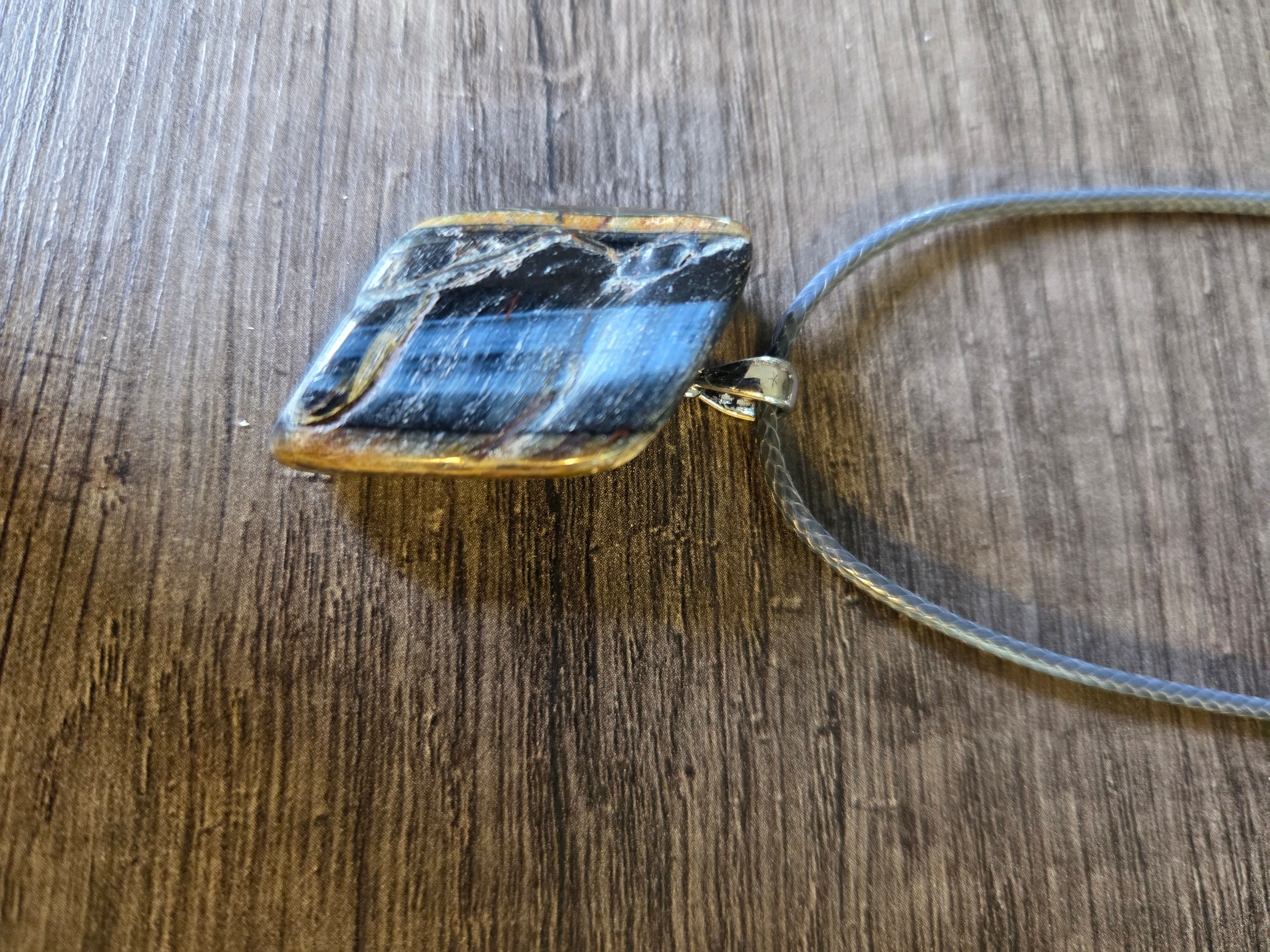 Blue Tiger Eye necklace
