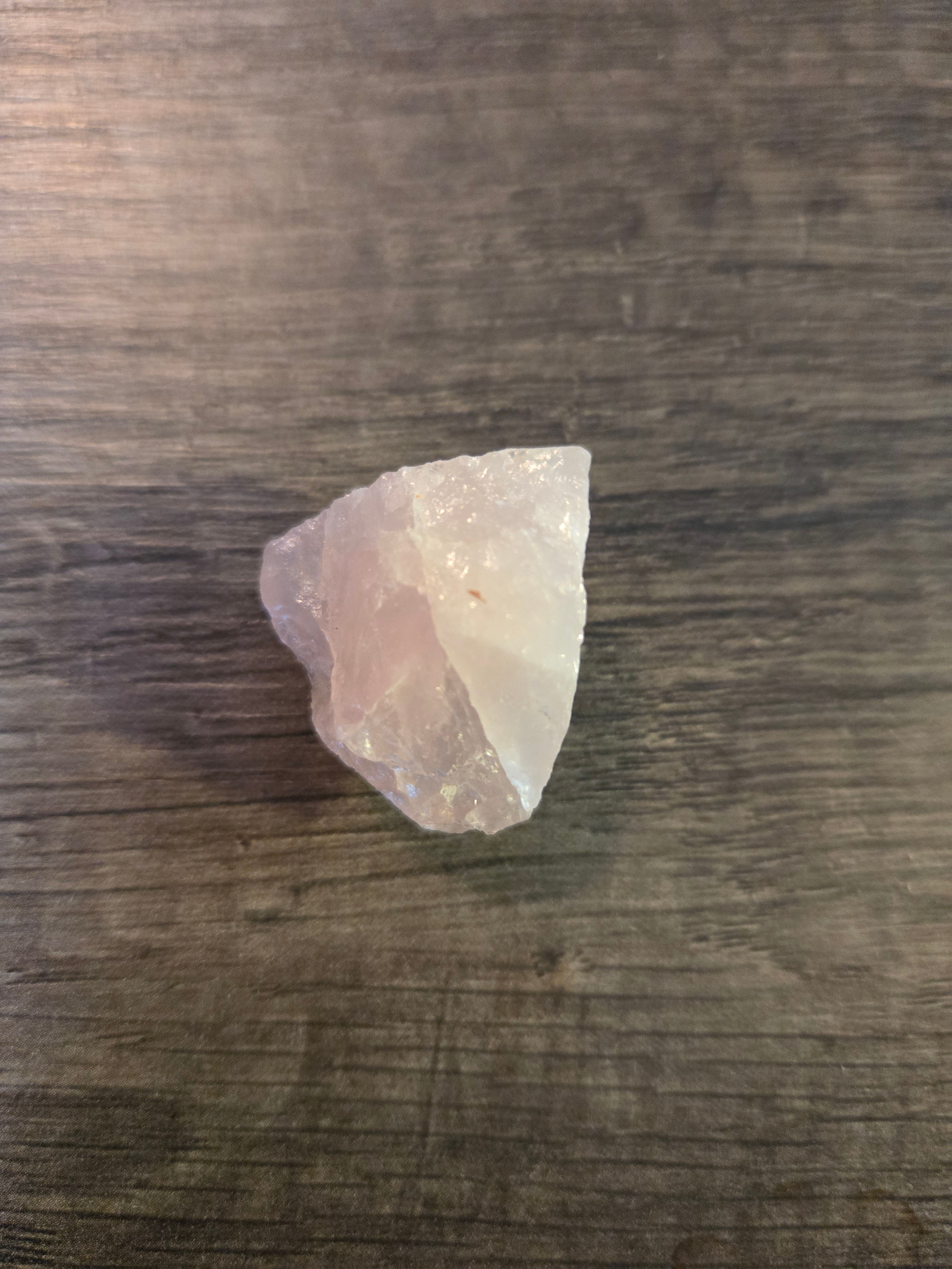 Raw Rose Quartz magnet