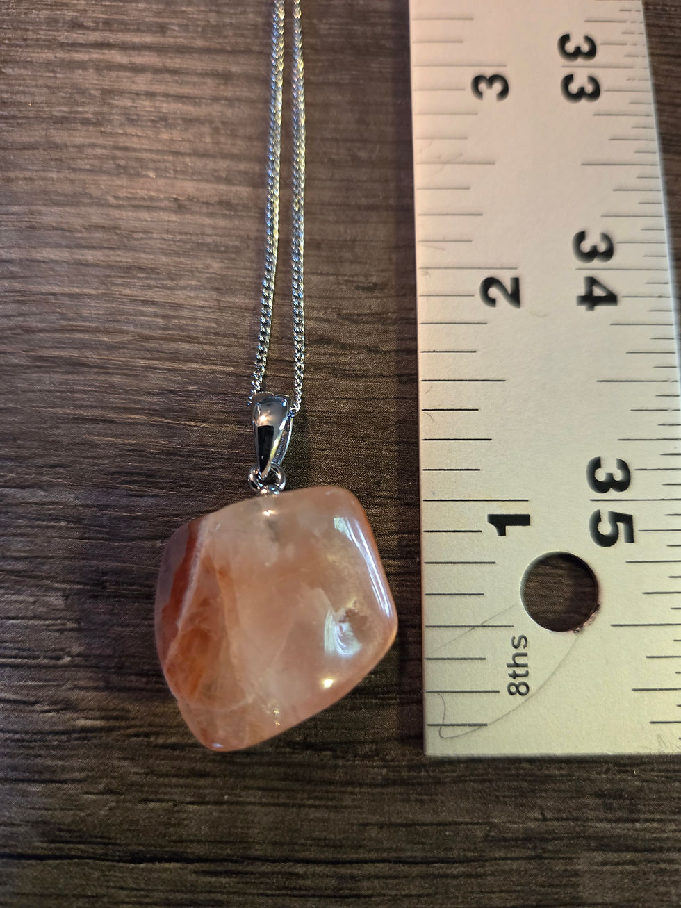 Thumbnail: Peach Agate necklace