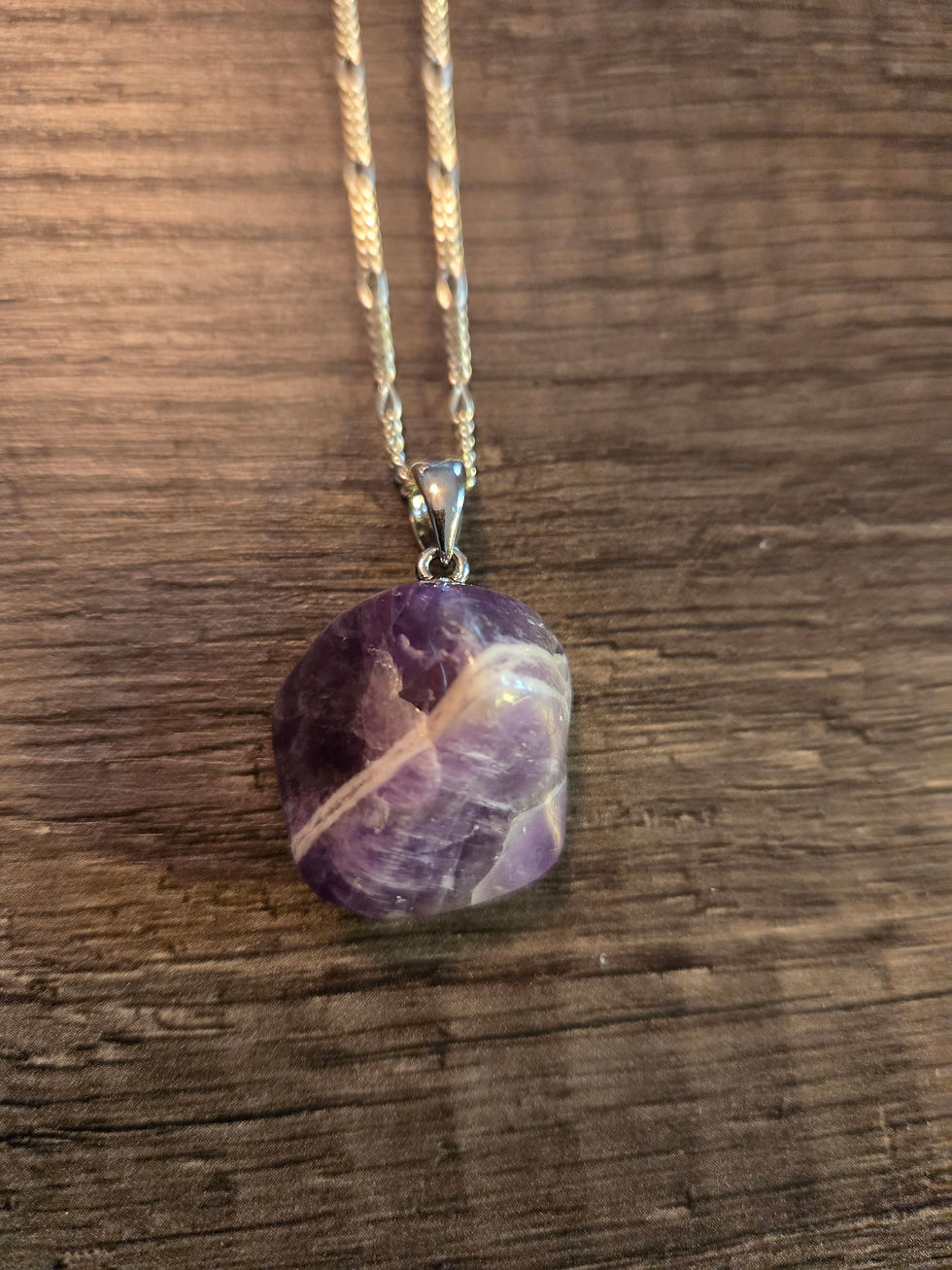 Thumbnail: Amethyst Crystal necklace