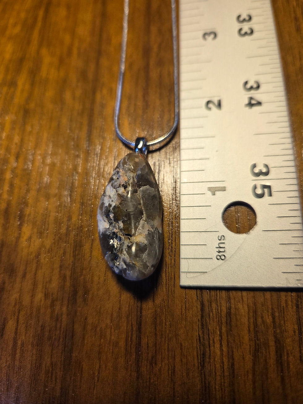 Thumbnail: Garden Quartz (Lodolite) necklace