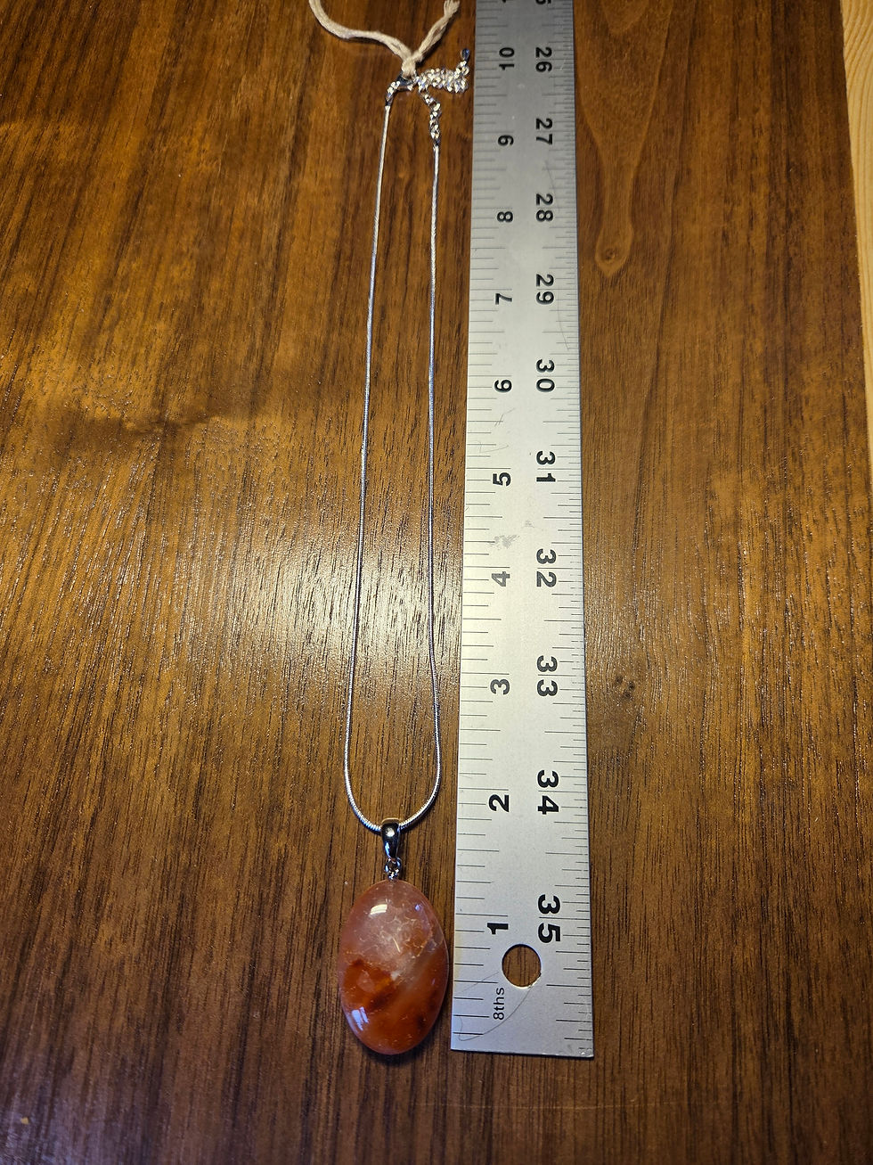 Thumbnail: Carnelian Agate necklace