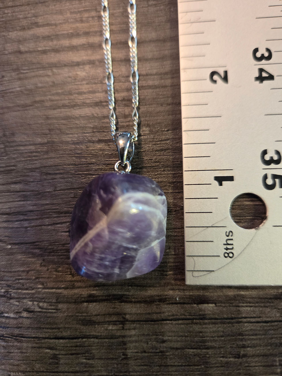 Thumbnail: Amethyst Crystal necklace
