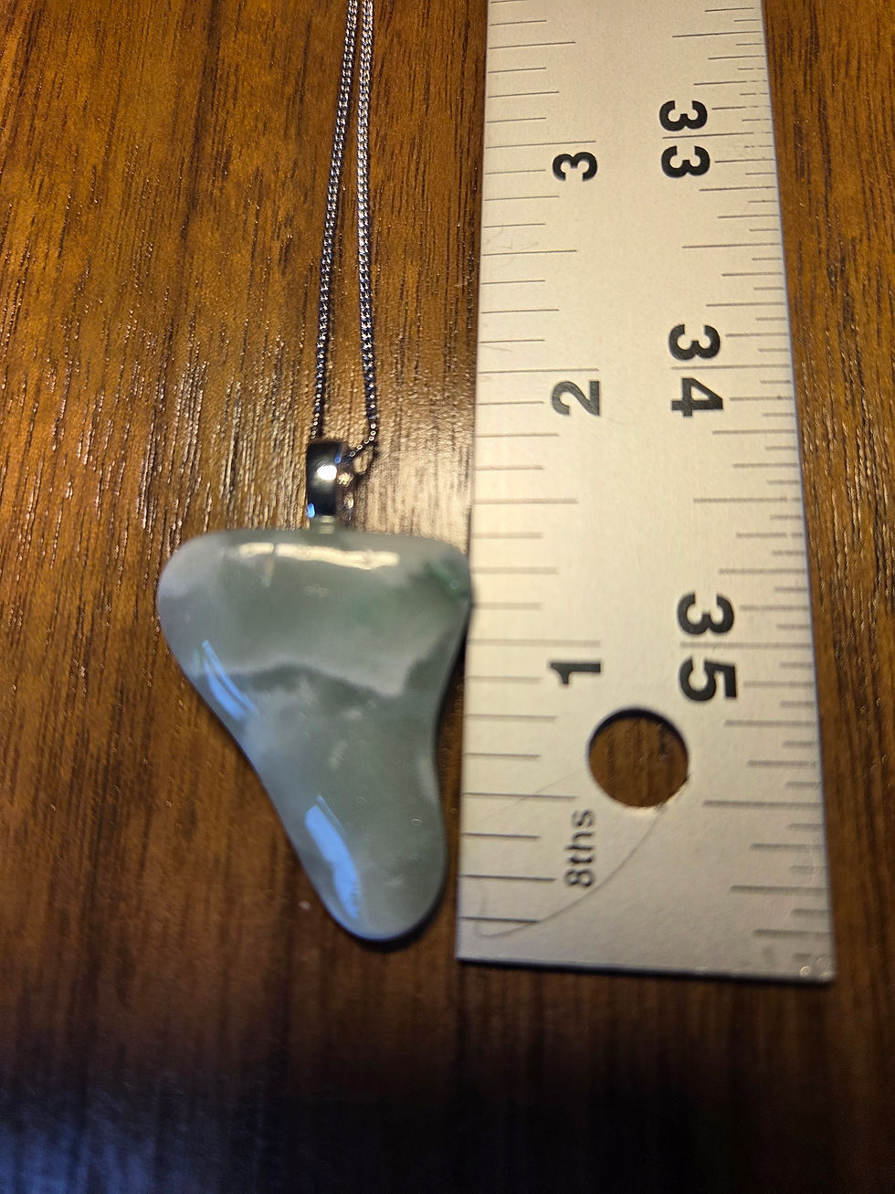 Thumbnail: Icy Green Jadeite necklace