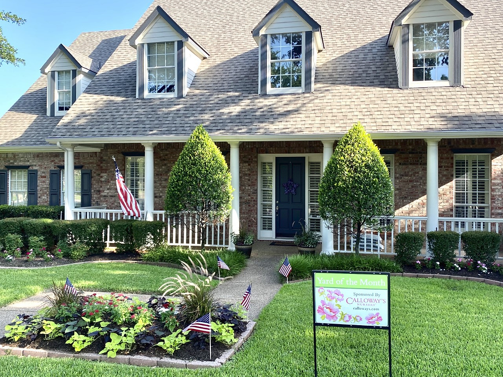 July Yard of the Month