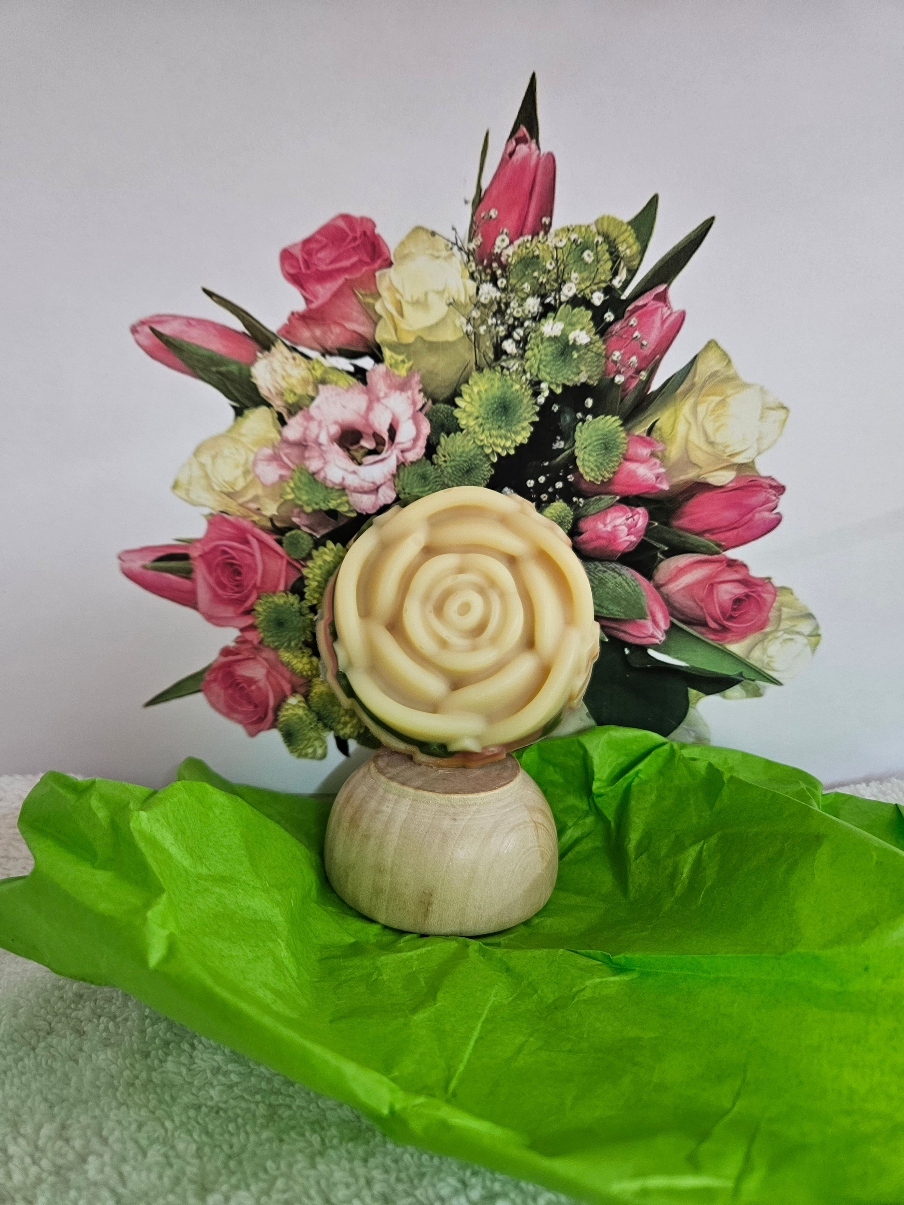 Blumenbouquet Kuh Rose