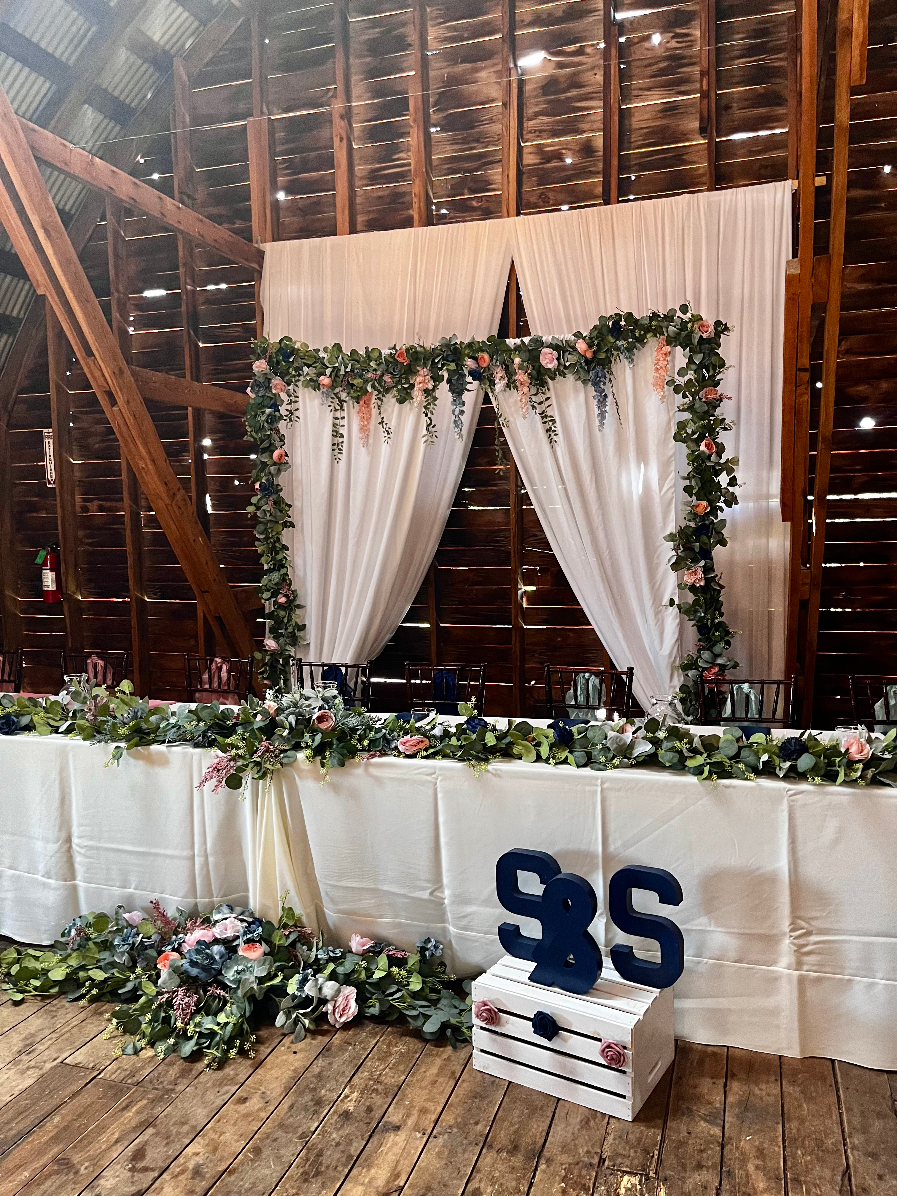 Head table set up options