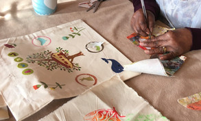 Canvas Tote Bag with heat transfers, Trowbridge Group
