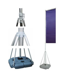 5 Meter Flagpole Advertising Banner Stand