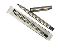 Pen with Transparent Acrylic Case
