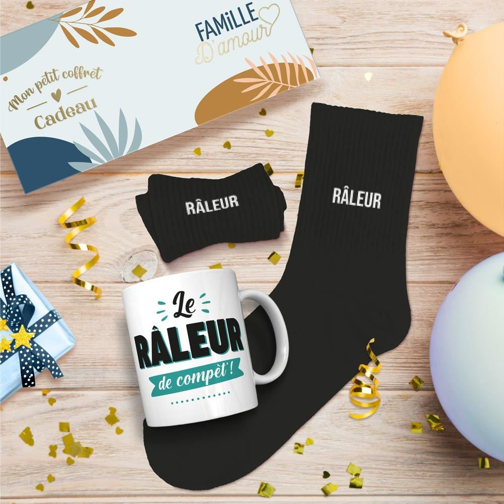 Coffret Mug Chaussettes Homme Râleur