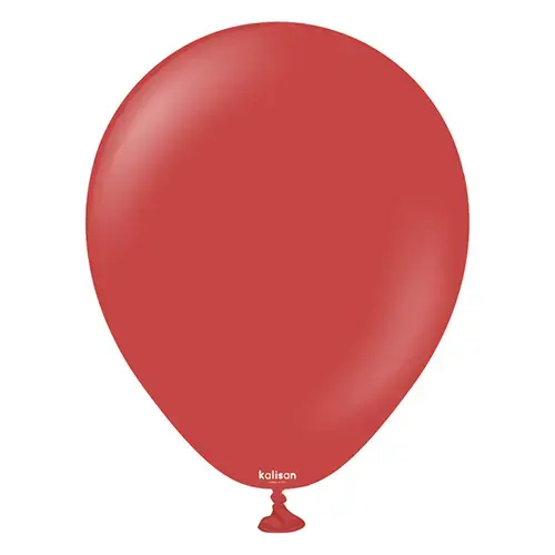 100 ballons 5" Standard Deep Red - Kalisan