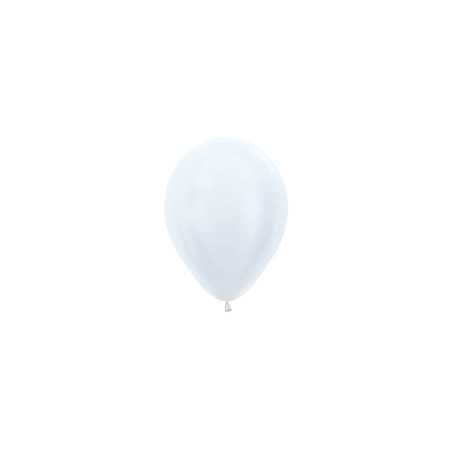 Poche de 50 Ballons Ronds 5 pouces (12 cm) Blanc Perlé – Sempertex