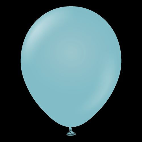 25 ballons 18" Retro Blue Glass - Kalisan