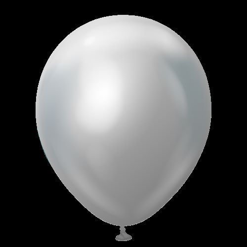 25 ballons 18" Mirror Silver - Kalisan