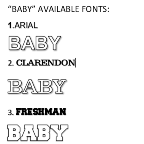 Miniaturbild: Lettres de Table Baby - épaisseur 40cm - Décoration Événementielle 