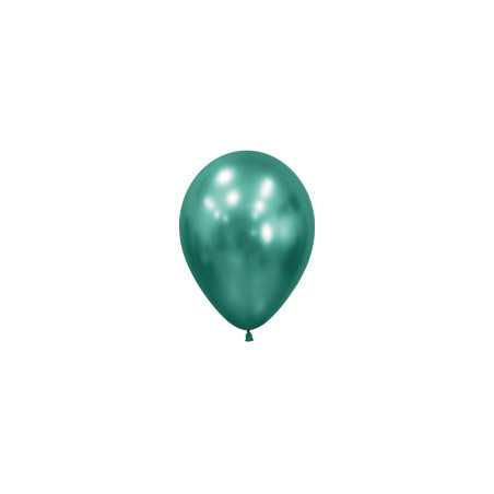 Poche de 50 Ballons Ronds 5 pouces (12 cm) Vert Intense Chromé – Sempertex