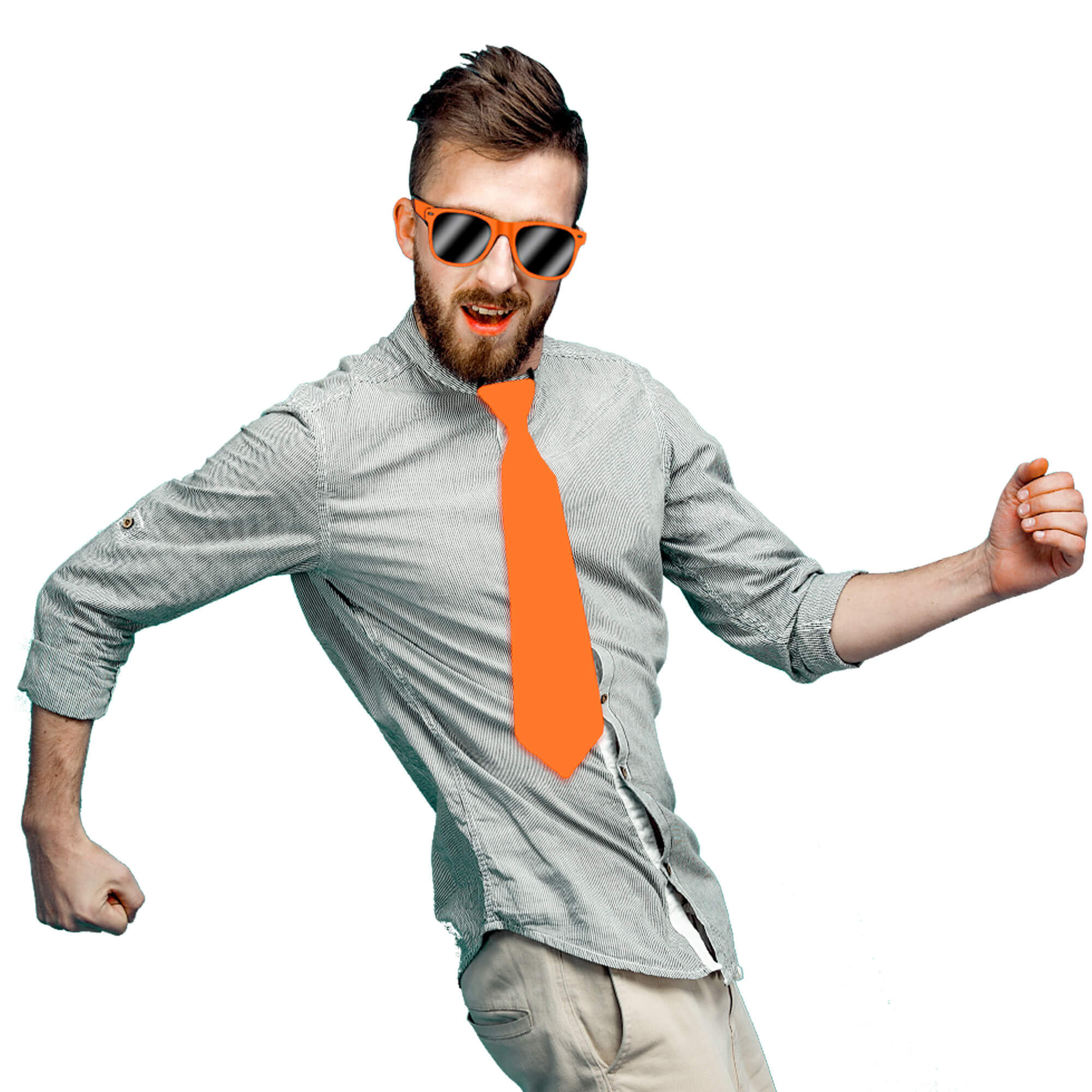 Cravate Colorz Orange