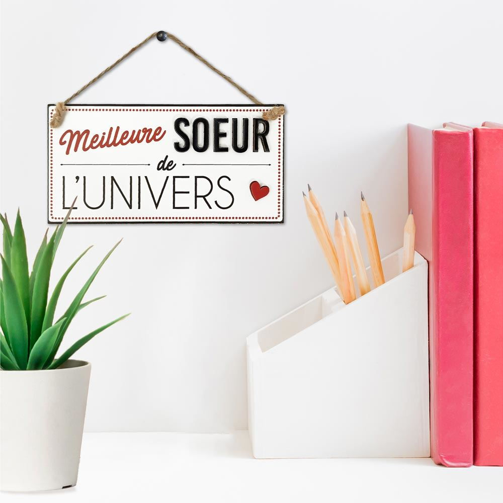 Plaque Bois "Meilleure Sœur"