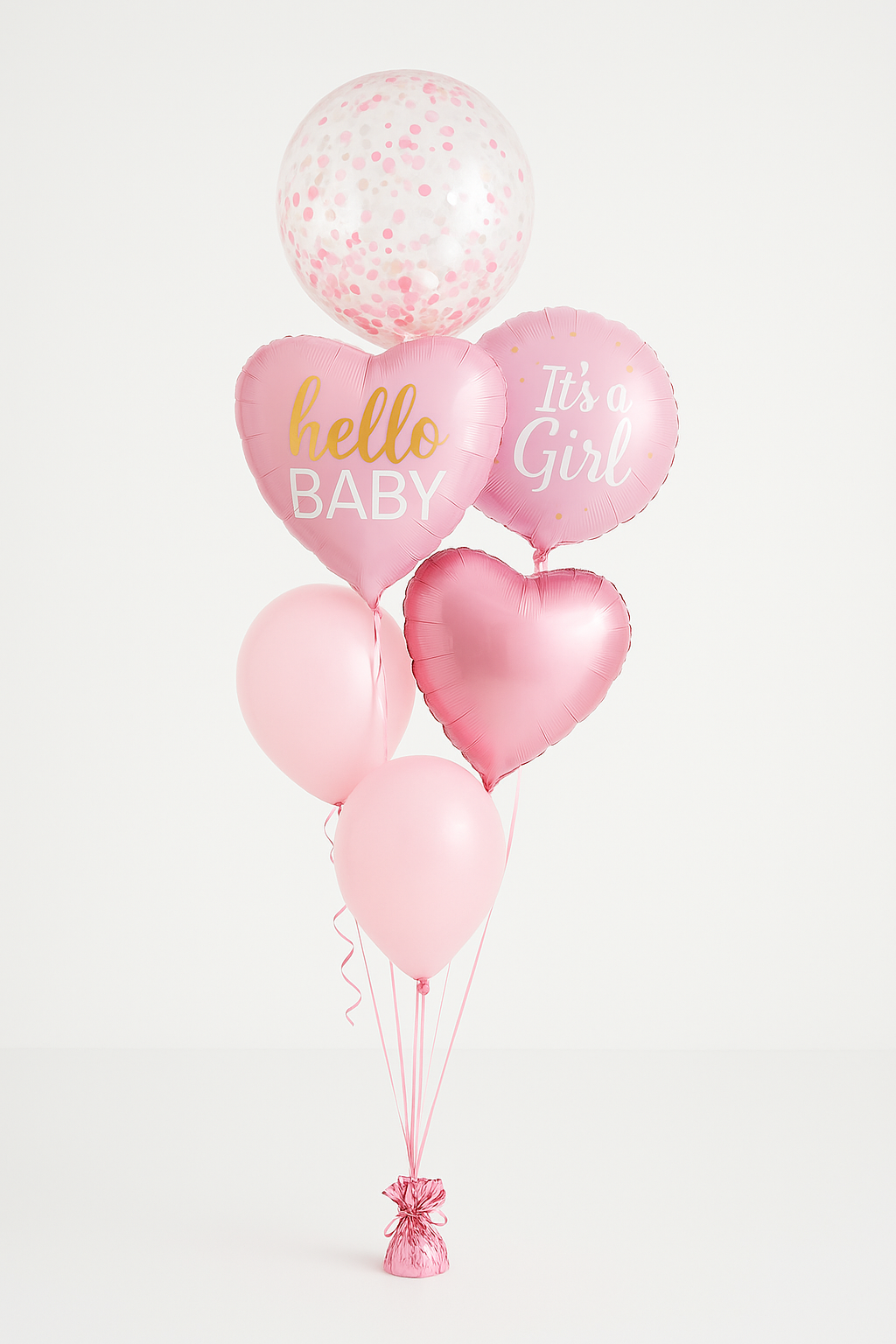 đ Bouquet de Ballons âItâs a Girlâ â DĂ©coration Naissance ou Baby Shower