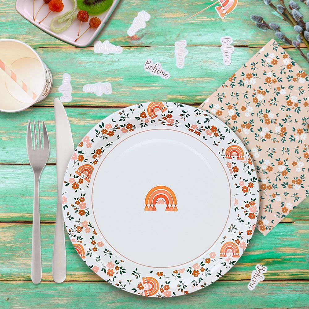 Pack 6 Assiettes Bohème Fille