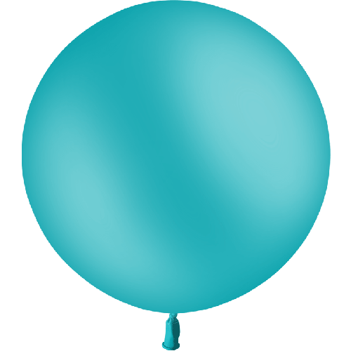 1 Latex Standard Turquoise 3' (90Cm) Vrac - Balloonia