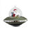 Miniature : Boule Noel Père Noel Soucoupe Volante